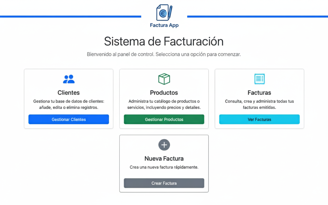 Mi Sistema de Facturación project image