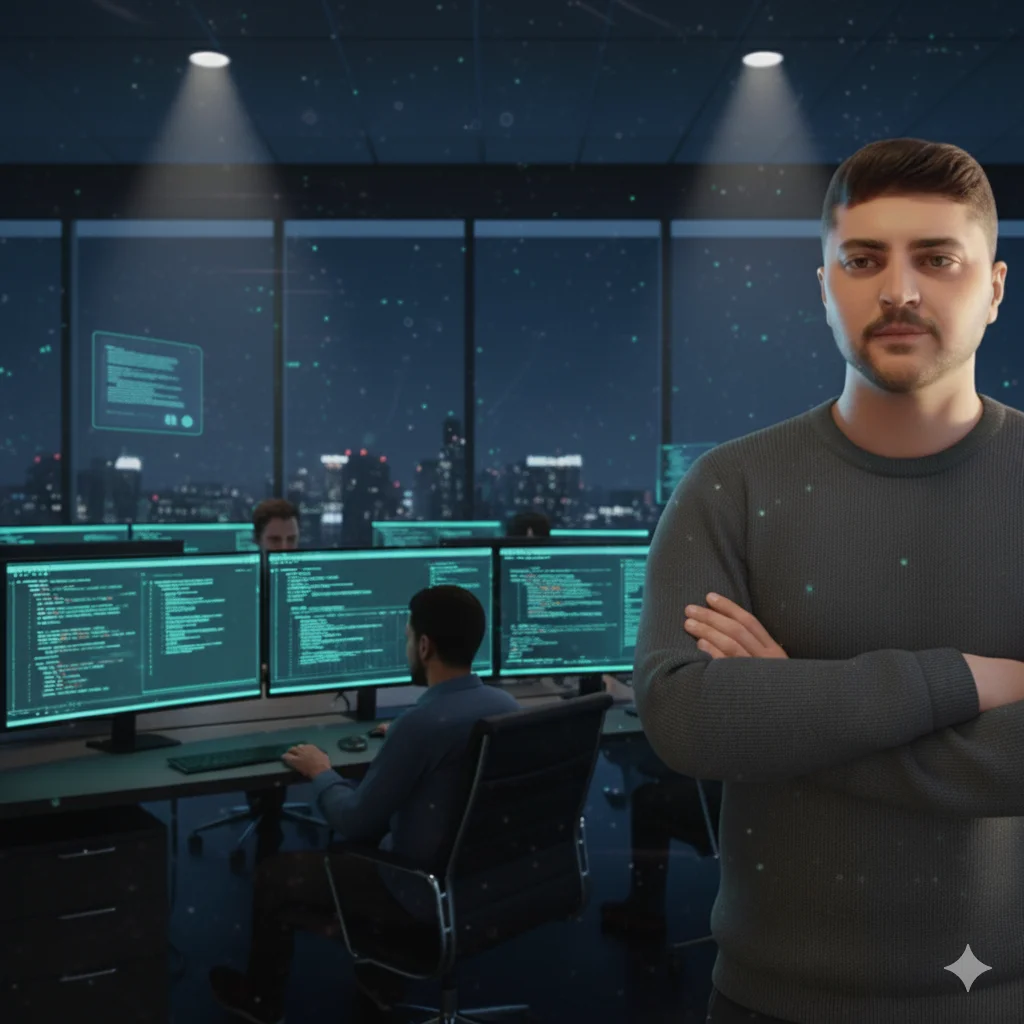 Abstract dark background for hero section